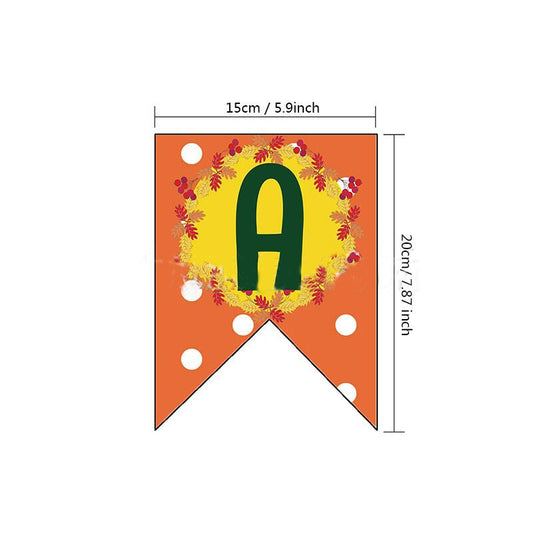 Thanksgiving Day Flag | Festive Holiday Outdoor & Home Decoration