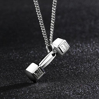 Domineering Dumbbell Pendant | Men’s & Women’s Fitness Accessory