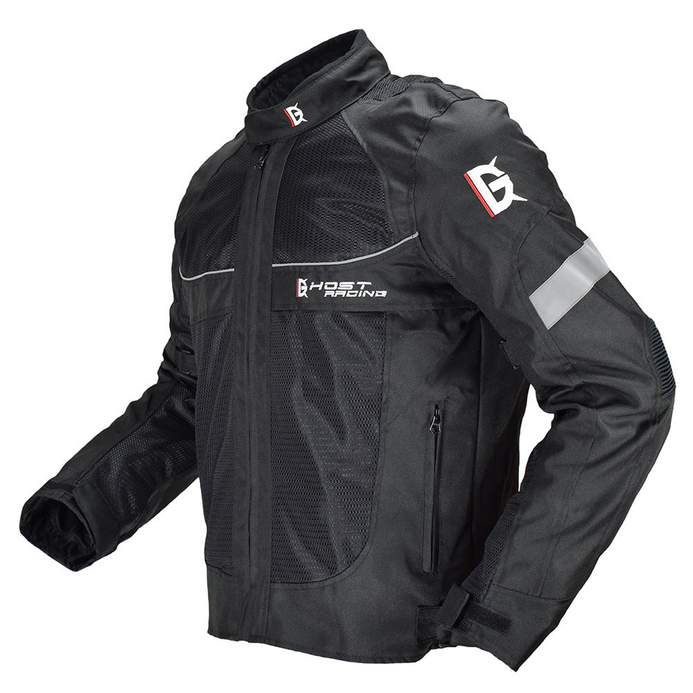 Men's Warm Motorcycle Riding Jacket | Anti-Fall Protective Racing Gear