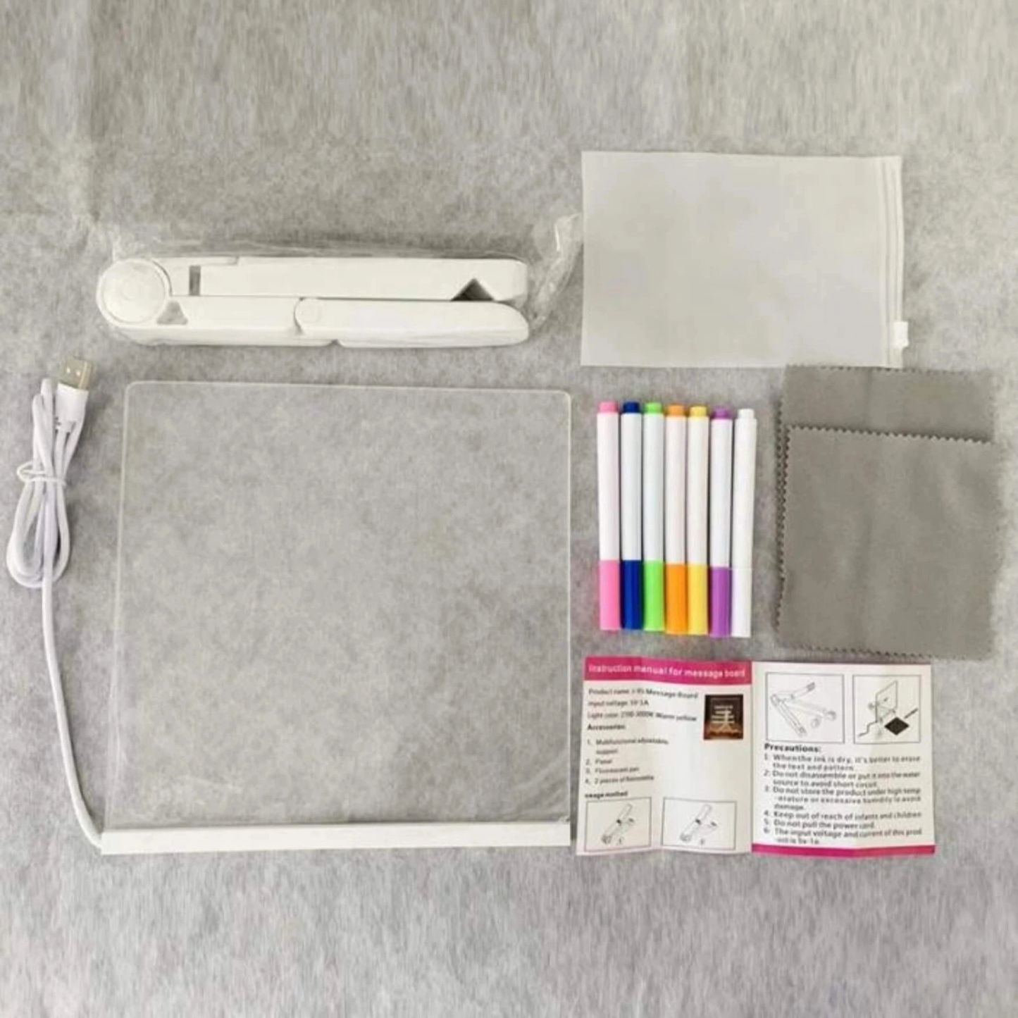 Glow Board - LED Light-Up Writing & Drawing Board