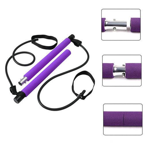 Pro Portable Pilates Bar Home Gym Set
