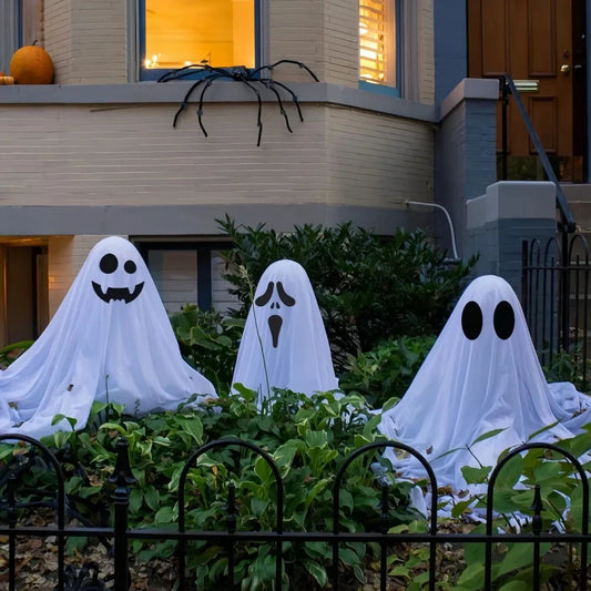 Light-Up Spooky Standing Ghosts with LED Light