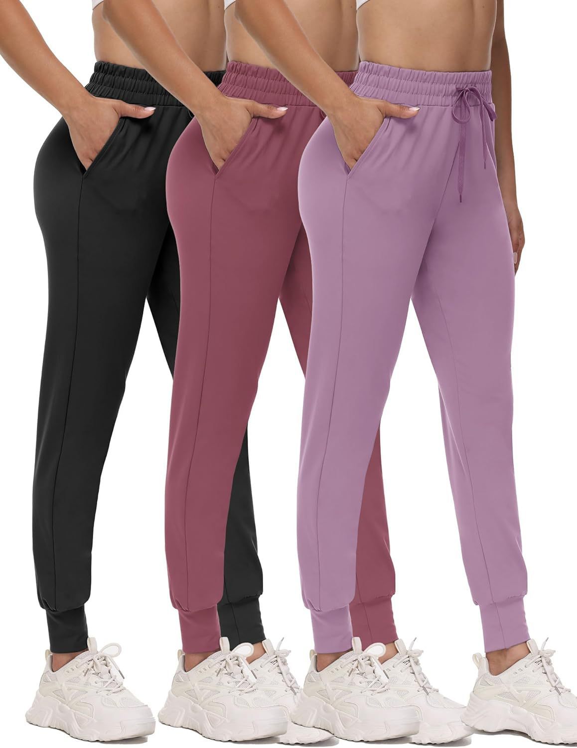 Women's High Waist Tapered Leisure Yoga Pants