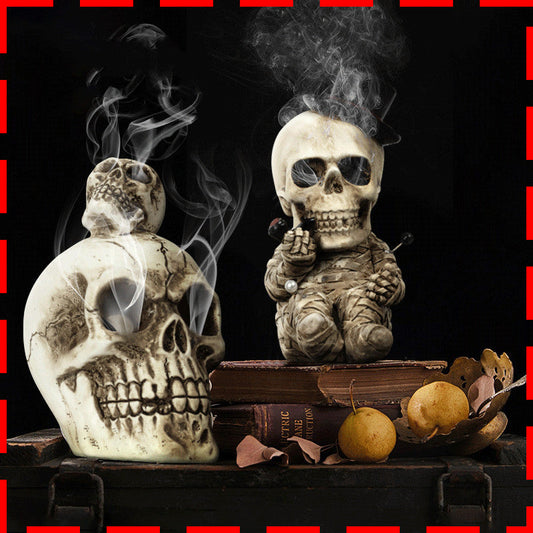 Halloween Skull Decoration | Resin Aromatherapy Craft for Home Decor