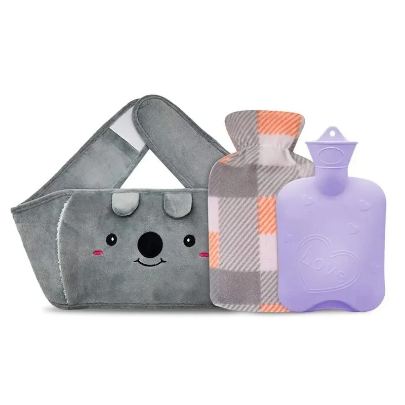 Plush Refillable Hot Water Bottle Belt