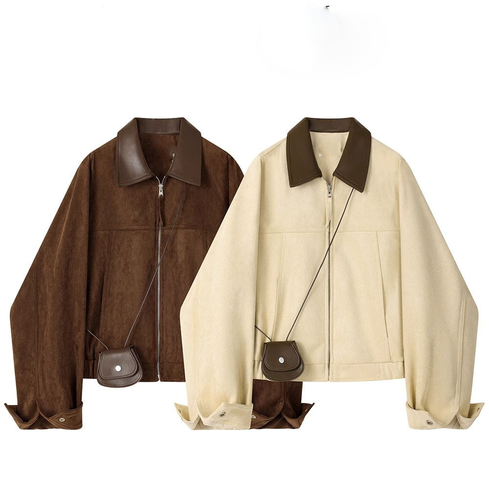 Women's Retro Loose Fit Short Jacket