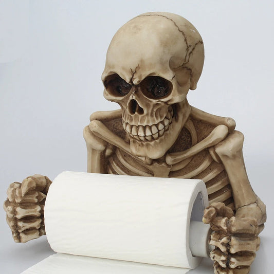 Skull Toilet Paper Holder