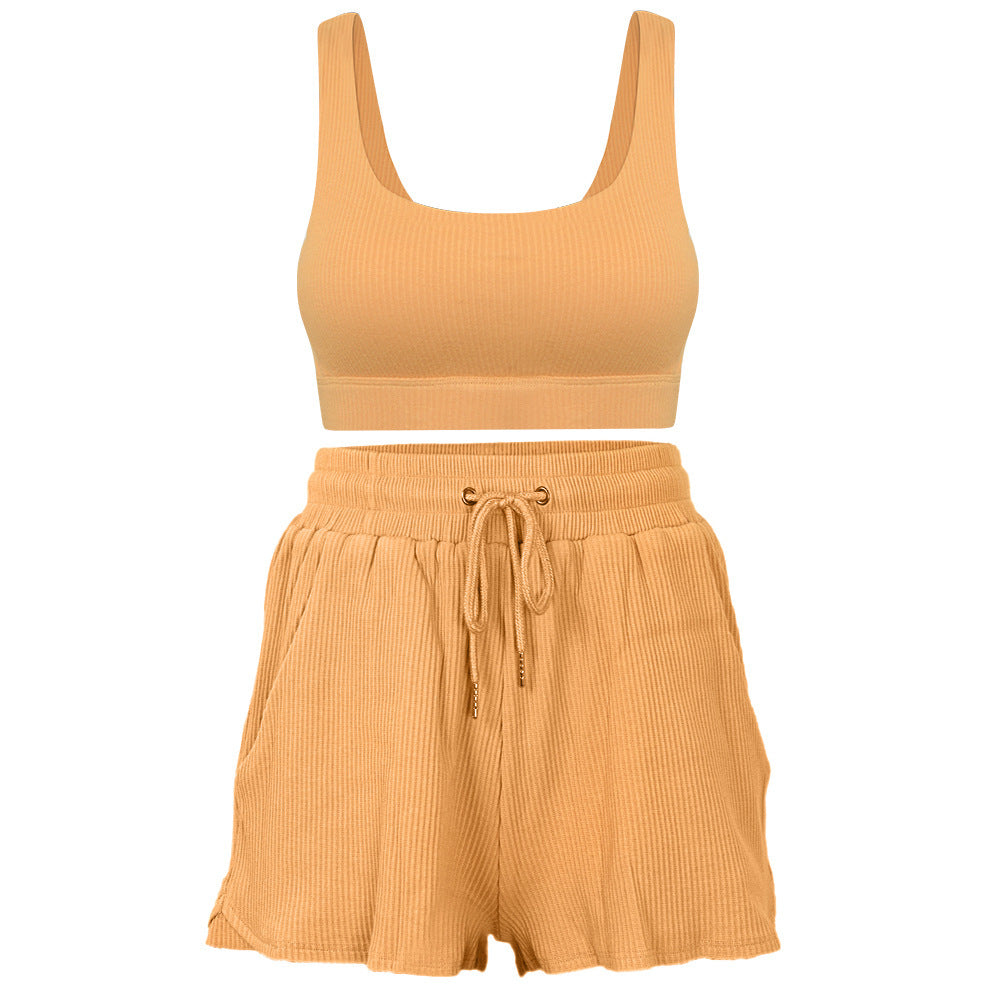 Loose Fit Yoga Outfit | Short Sleeve Gym Activewear