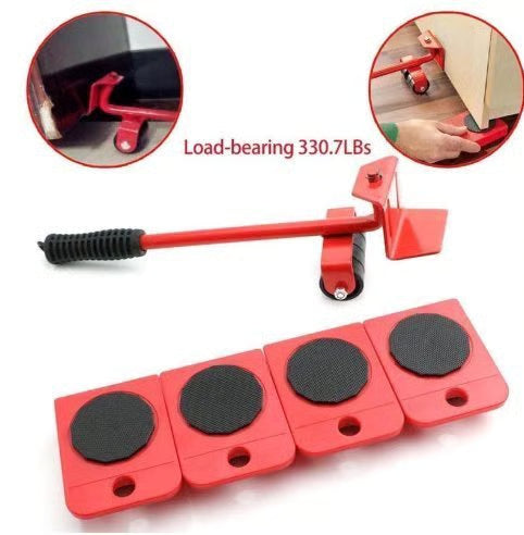 Heavy Furniture Moving System | Wheeled Mover Rollers, Lifter & Wheel Bar Hand Device