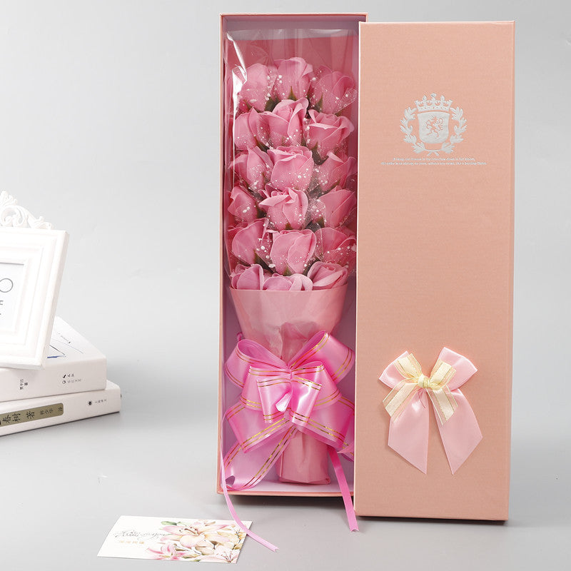 Soap Flower Bouquet | 18 Rose Gift for Thanksgiving, Christmas & Birthdays