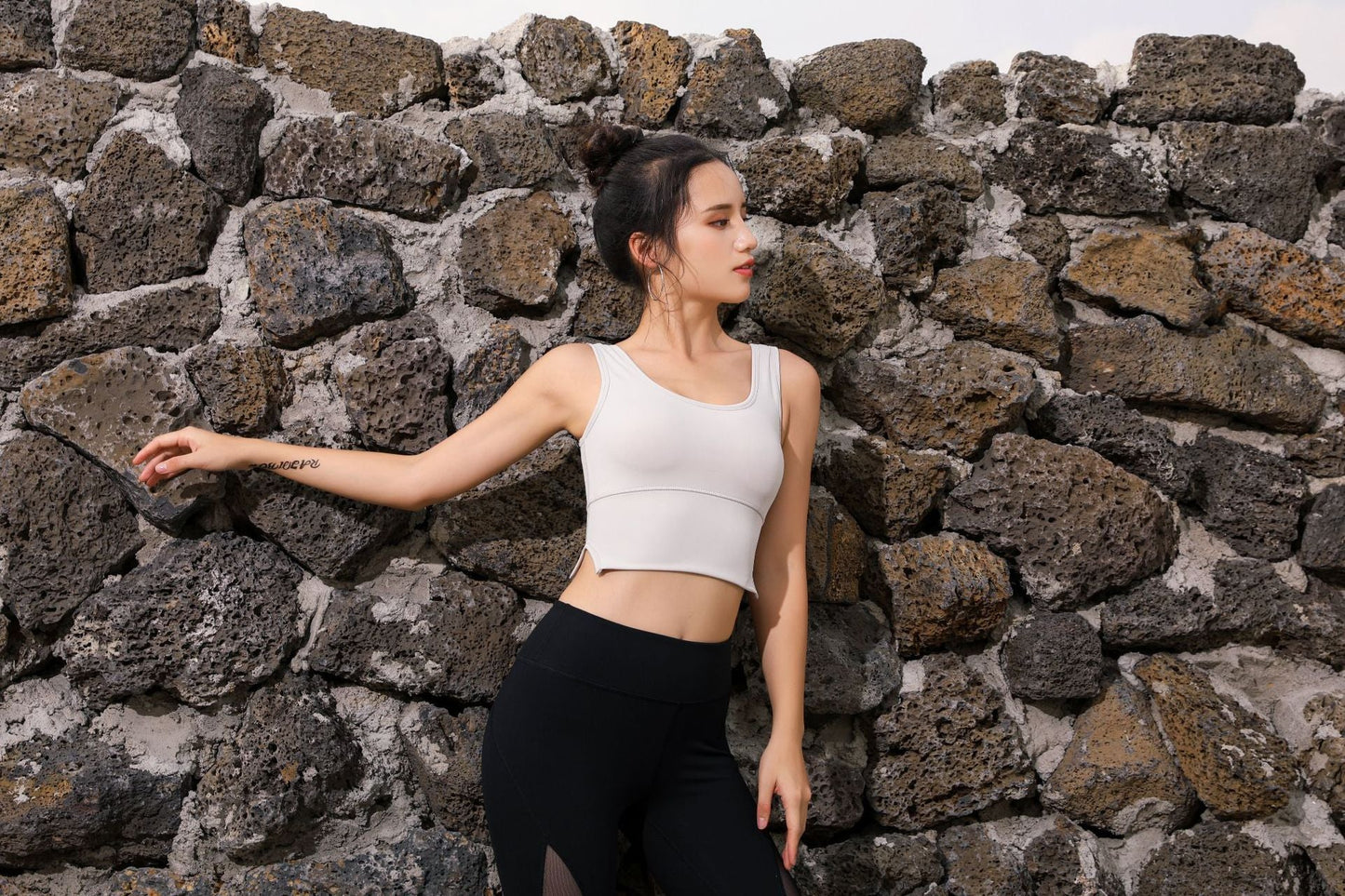 Sports Zipper Bra -High Impact Workout Bra