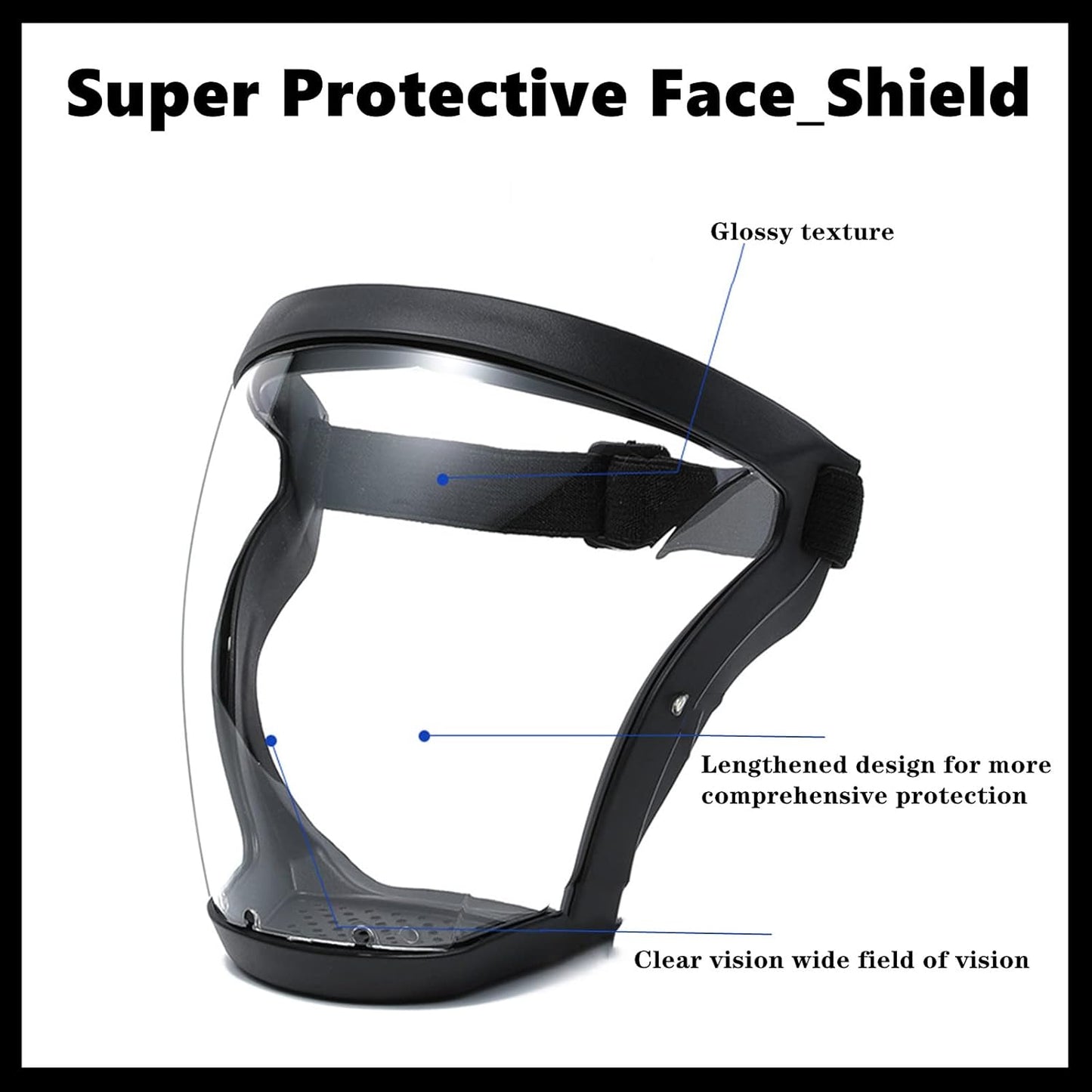 Full Face Protective Anti-fog Shield