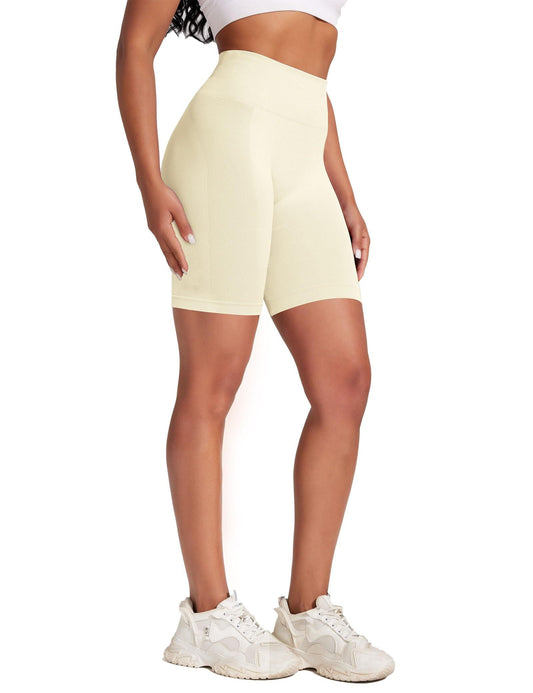 Women's Seamless High Waist Workout Shorts – Tummy Control & Butt Lifting