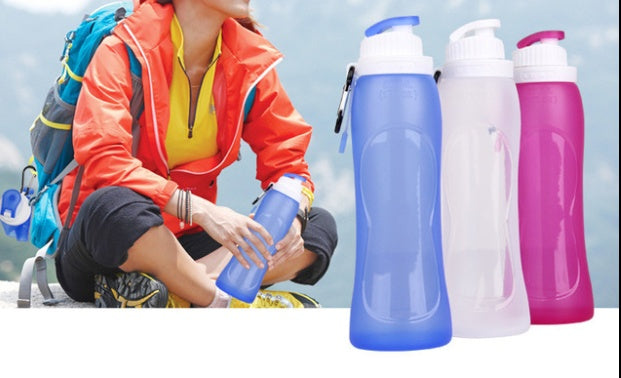 Foldable & Fearless: The Silicone Sports Bottle