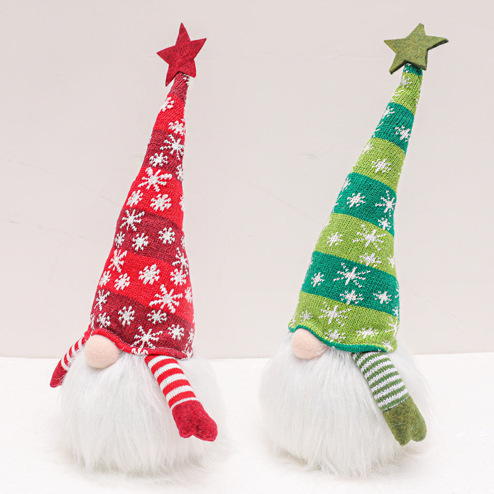 Christmas Gnome Faceless Doll | Holiday Home Decor & Xmas Ornaments