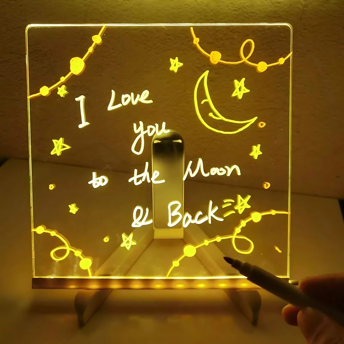 Glow Board - LED Light-Up Writing & Drawing Board
