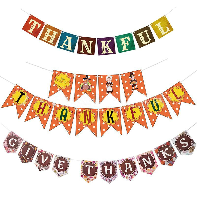 Thanksgiving Day Flag | Festive Holiday Outdoor & Home Decoration