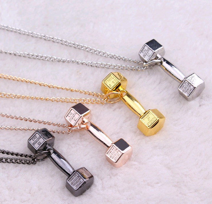 Domineering Dumbbell Pendant | Men’s & Women’s Fitness Accessory