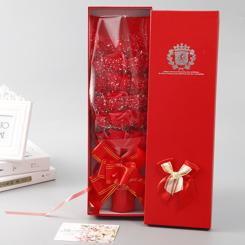 Soap Flower Bouquet | 18 Rose Gift for Thanksgiving, Christmas & Birthdays