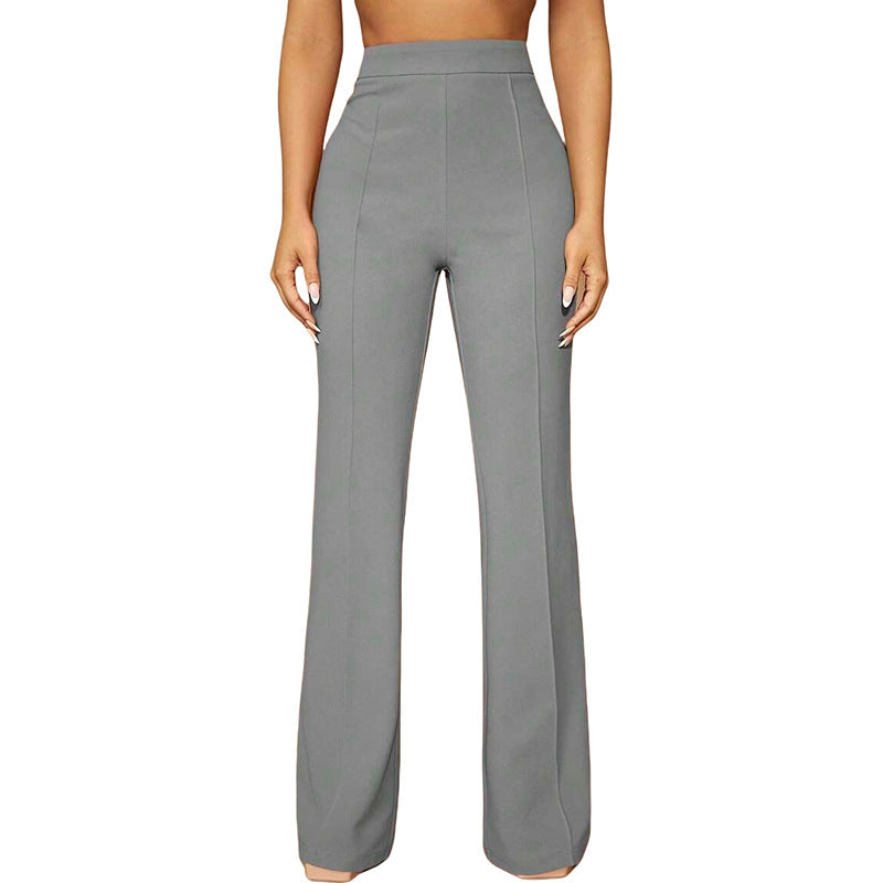 Fashion Fall High Waist Business Casual Trousers