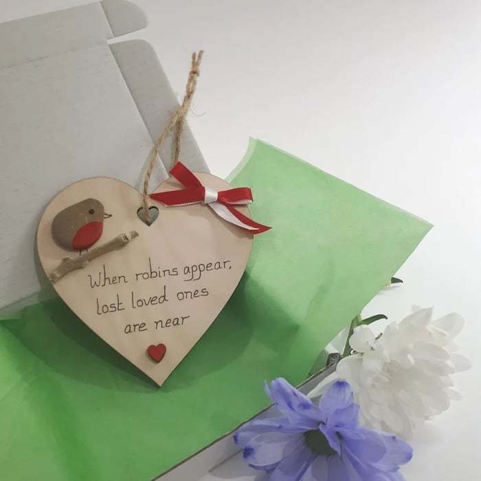 Wooden Heart Decoration | Handmade Thanksgiving Gift