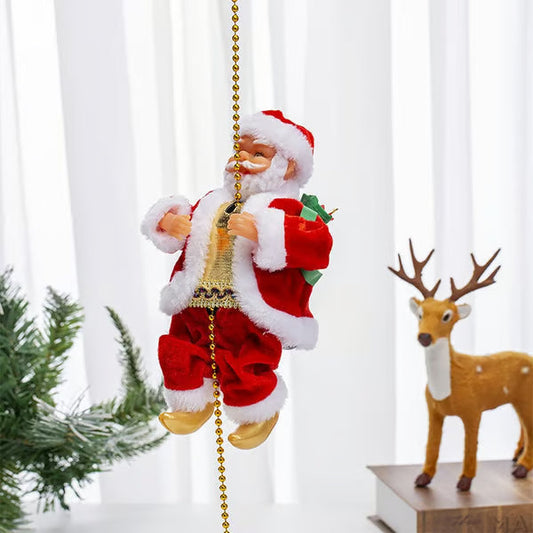 Electric Chimney Climbing Santa Claus