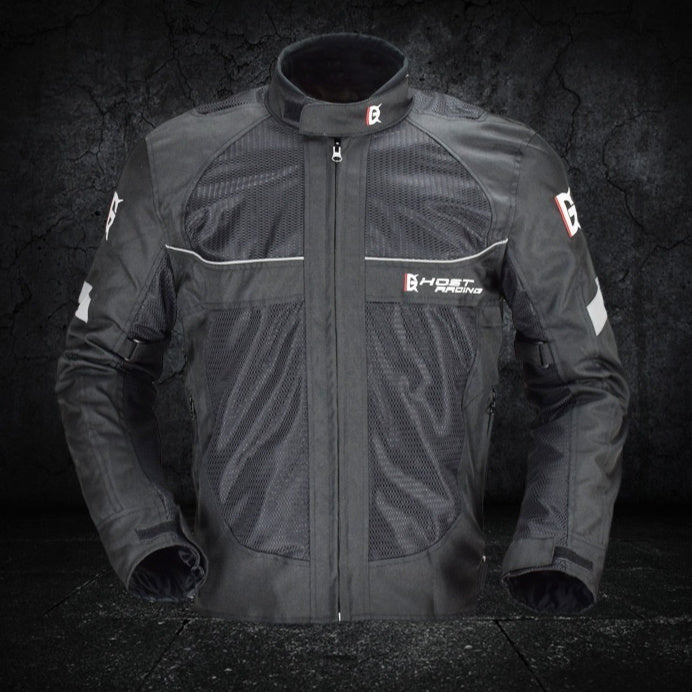 Men's Warm Motorcycle Riding Jacket | Anti-Fall Protective Racing Gear