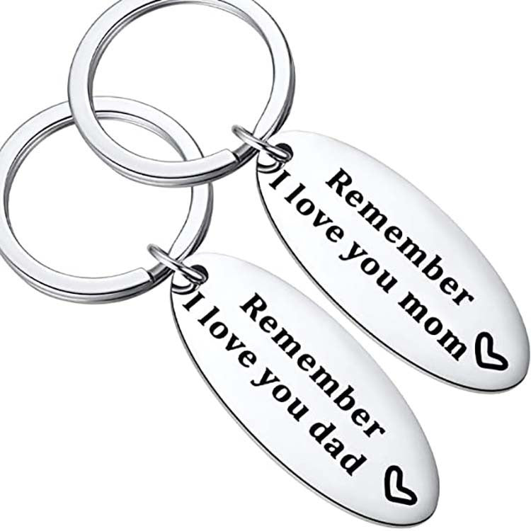 Stainless Steel Keychain | Elegant Thanksgiving Gift Accessory