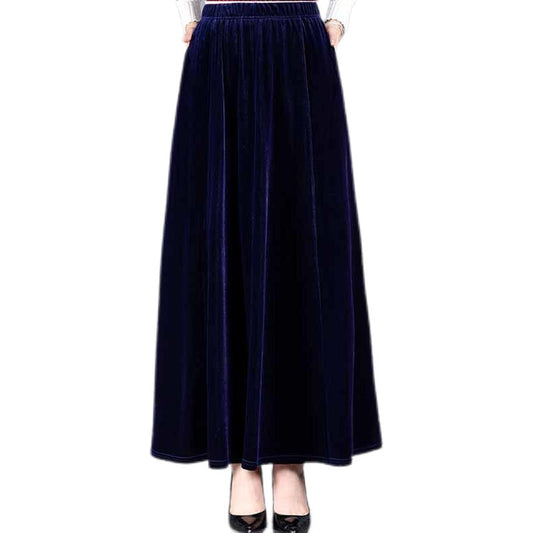 Women's Fashion Personality Velvet Skirt