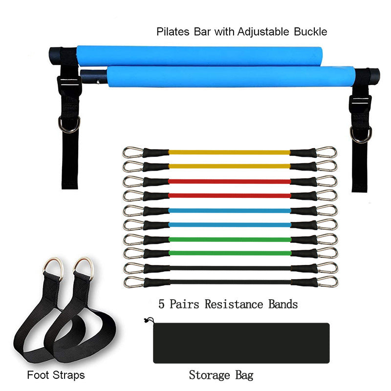 Pro Portable Pilates Bar Home Gym Set